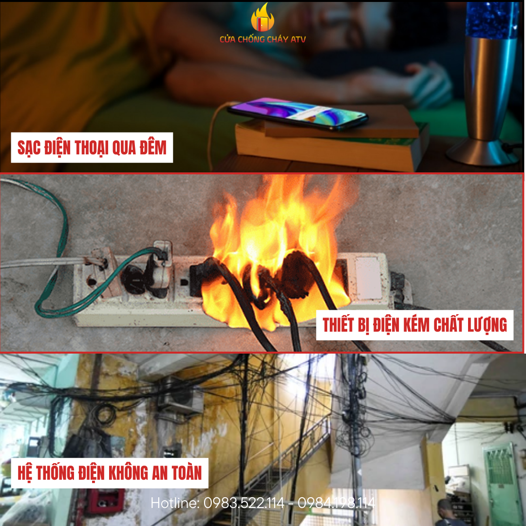 Nguyên nhân cháy nổ trong nhà